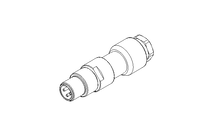 Socket Connector M8X1 3-POLE