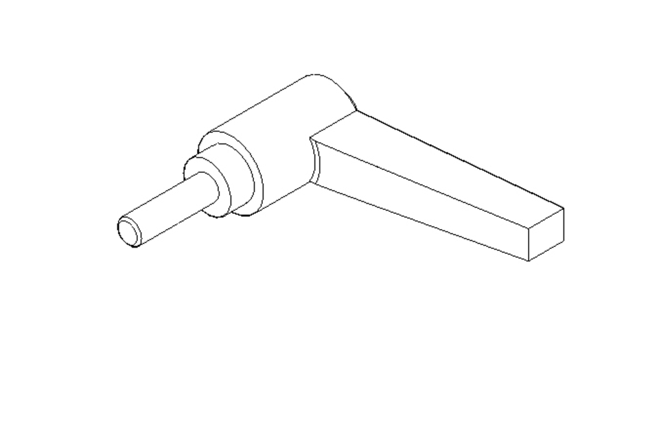 CLAMP LEVER L43 M05X015 MET.