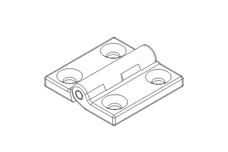 HINGE 180?050X50 M06 AISI