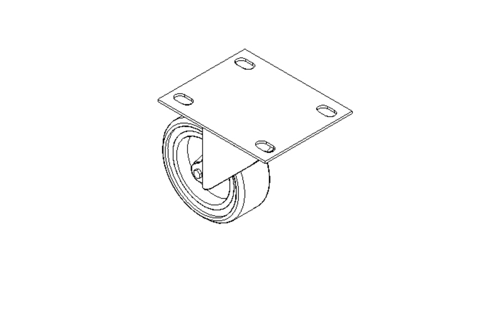 ROTATING WHEEL 120 KG D.80X30