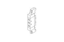 FIVE-WAY SOLENOID VALVE 3/8" 024V DC