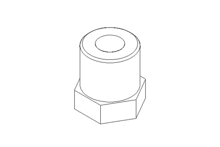 CONICAL REDUCTION 1/4"M 1/8"F