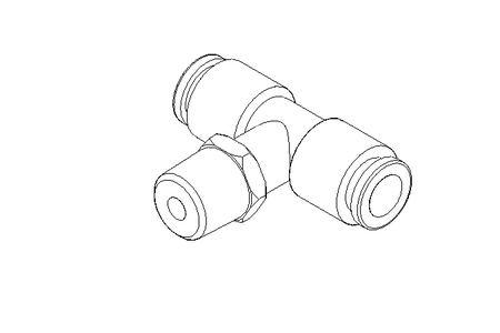 QUICK COUPLING T-JOINT 08 1/4"M