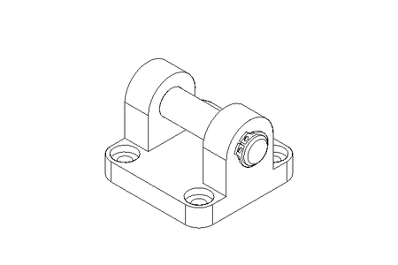 REAR HINGE ISO 6431 D040 FEMALE