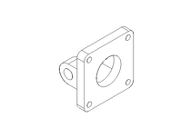 REAR HINGE ISO 6431 D125 FEMALE