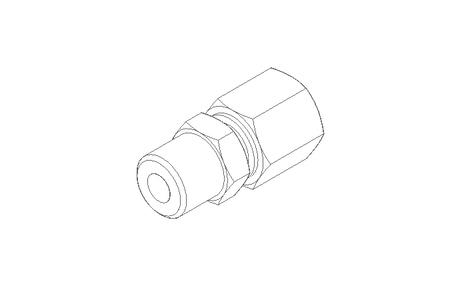 Pipe screw connector LL 6 R1/8"