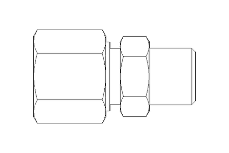 Pipe screw connector LL 8 R1/8"