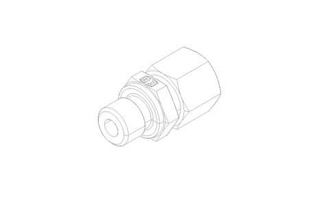 Conexão roscada de tubo L 10 G1/4"