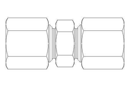 Pipe screw connector LL 6/6 St-Zn