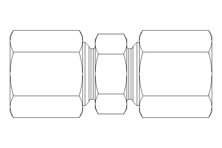 Conector roscado p/ tubos LL 6/6 St-Zn