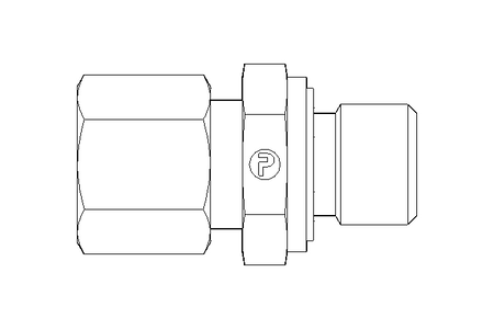 管道螺栓紧固装置 L 8 G1/4" 1.4571 DIN2353