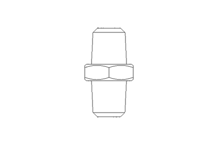 RACCORD DOUBLE     1/4  NPT ST