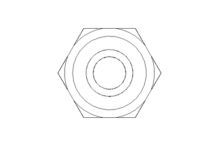 Conexão roscada de tubo L 10 NPT1/4" A2