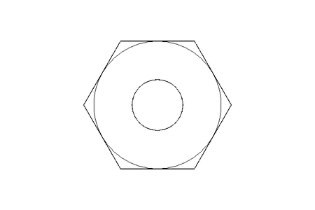 Union nut L 4 M8x1 St DIN3870