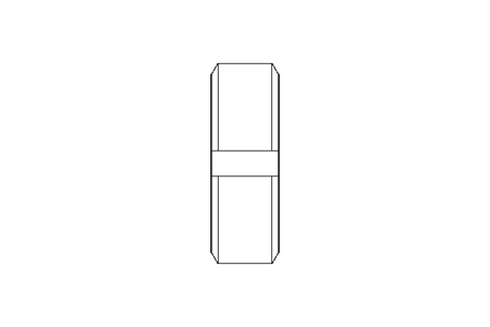 Slotted nut F DN25 1.4301 DIN11851