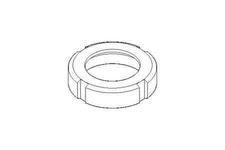 Nutmutter F DN40 1.4301 DIN11851