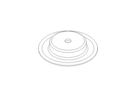 Membrane/diaphragm D=34 L/H=6 NBR