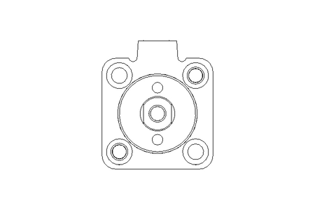 Doppelt wirkender Zylinder D20 Hub10