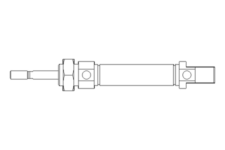 Doppelt wirkender Zylinder D20 Hub50