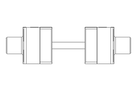 Fixacao oscilante central DAMT-V1-80-A