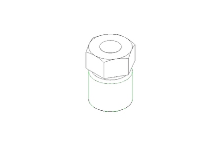 Male fitting for pipes 4 M8x1 MS