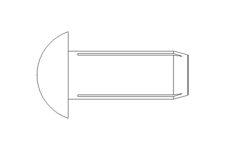 Grooved drive stud ISO8746 4x10 A2