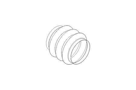 Rubber bellows L=55-400 d=147