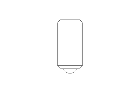 Spring-loaded pressure piece 1.4305