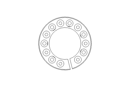 Clamping element D75 d45 3260Nm