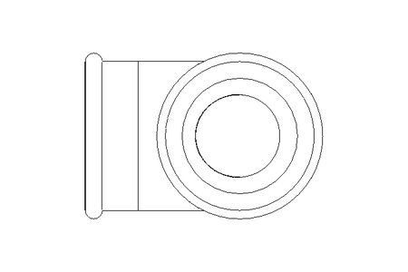 Winkel A1 1/2" MS/CR DIN EN 10242