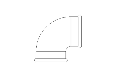 Winkel A1 1/2" MS/CR DIN EN 10242