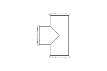 T-Stück B1 1/4" TG-Zn DIN EN 10242