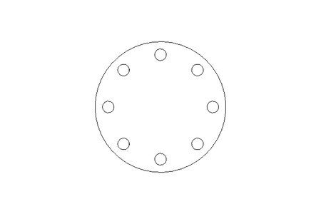 FLANGIA DN80 PN16 1.0460 DIN EN 1092-1