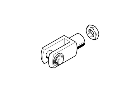 Gabelkopf SG-M20X1,5