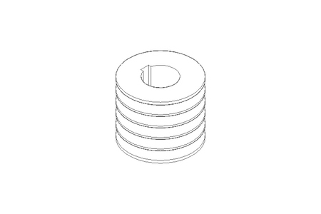 Keilriemenscheibe SPA DW90 R5 DIN 2211