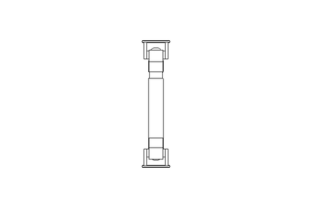 Universal joint shaft D=58 L1=268 L2=308