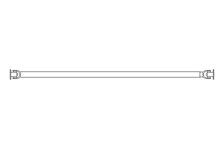 Gelenkwelle E 58/4 L=1200/1235