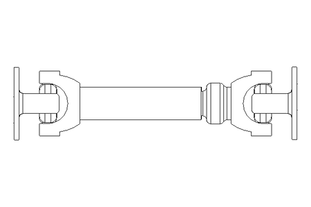 Eje articulado D=90 L1=350 L2=465