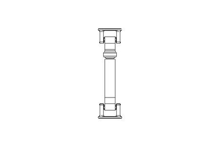 Universal joint shaft D=90 L1=350 L2=465