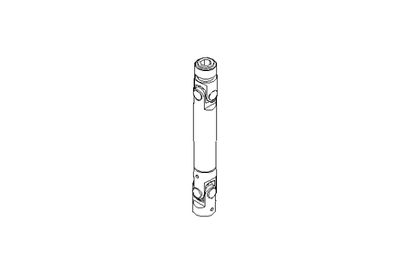 Universal joint shaft D=20 L1=180 L2=210