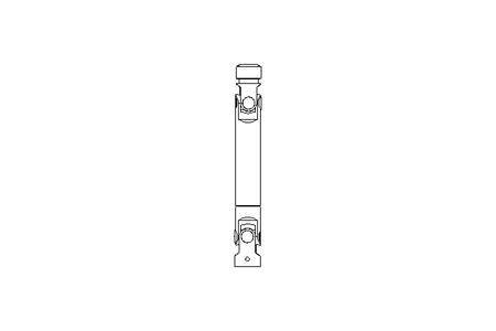 Gelenkwelle D=20 L1=180 L2=210