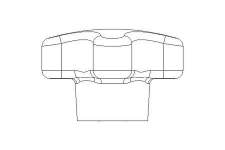 STAR KNOB   K 20FS/MS DIN 6335