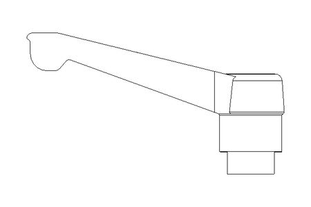 Klemmhebel K M8 Gr.2 verstellbar