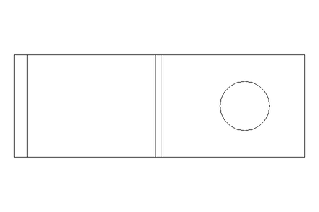 Braçadeira de tubo D=15 B=12