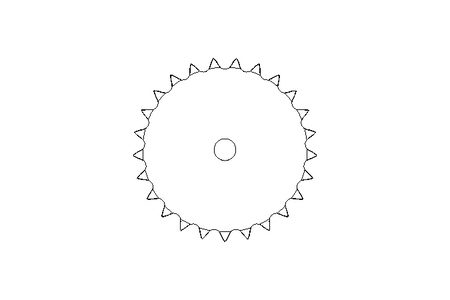 Kettenrad 5/8x3/8