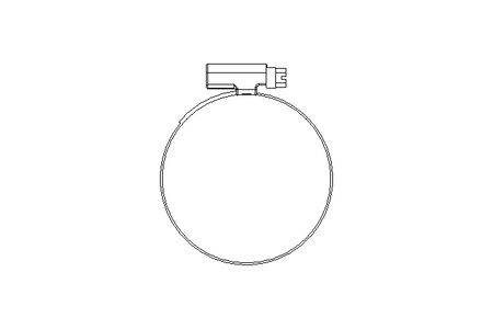 Abrazadera para mangueras D=70-90 B=12