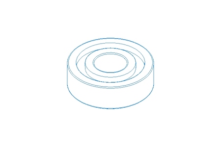 Deep groove ball bearing 6000 2RS 10x26