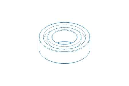 Roulem. rainuré à billes 6003 2RS 17x35