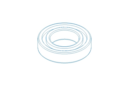 Deep groove ball bearing 6006 RS 30x55