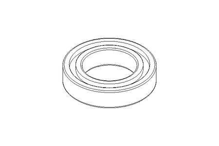 Deep groove ball bearing 6008 2RS 40x68